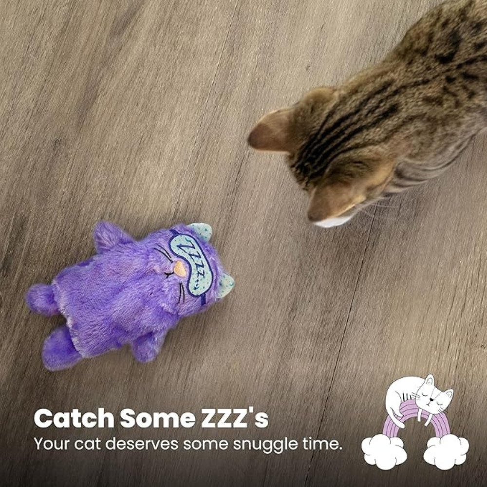 Ultimate Calming Cat Pillow Anxiety Relief Toy, Soft Plush Toy for Relaxation & Sleep,  Anxiety Relief Snuggle Pillow & Warm Companion