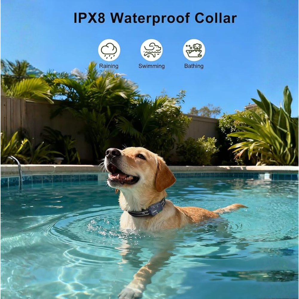 4500FT Ultra-Long Range Dog Training Collar with Remote, Waterproof Dog Shock Collar with 3 Modes (Beep, Vibrate, Shock) & LCD Display