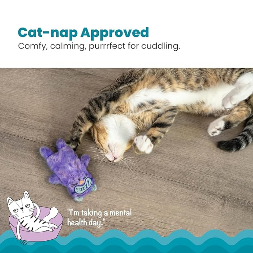 Ultimate Calming Cat Pillow Anxiety Relief Toy, Soft Plush Toy for Relaxation & Sleep,  Anxiety Relief Snuggle Pillow & Warm Companion
