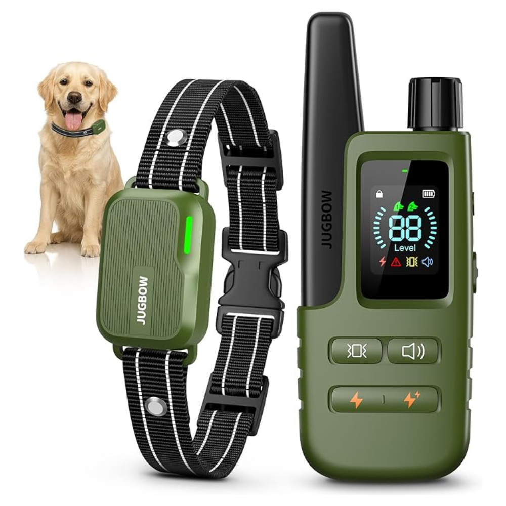 4500FT Ultra-Long Range Dog Training Collar with Remote, Waterproof Dog Shock Collar with 3 Modes (Beep, Vibrate, Shock) & LCD Display