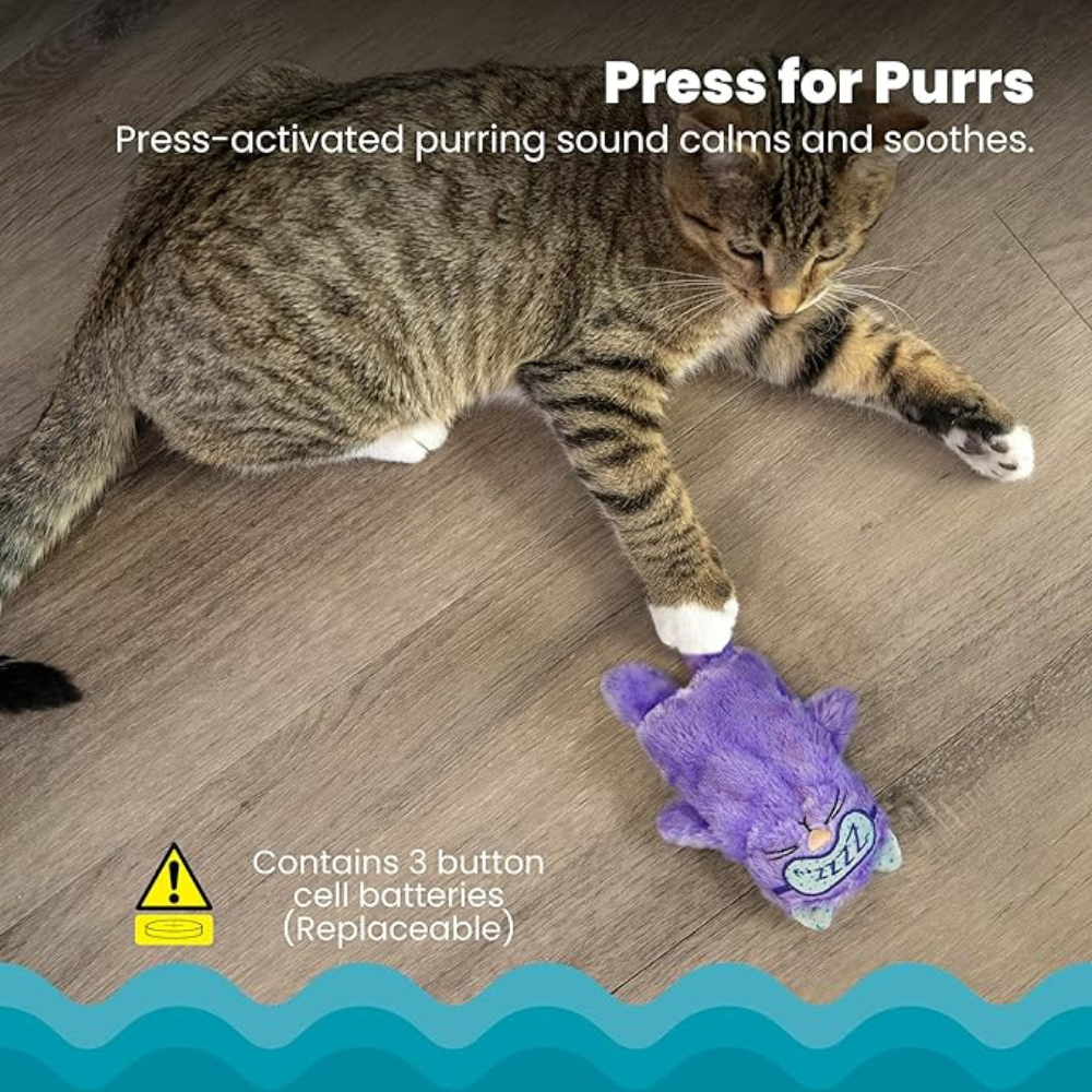 Ultimate Calming Cat Pillow Anxiety Relief Toy, Soft Plush Toy for Relaxation & Sleep,  Anxiety Relief Snuggle Pillow & Warm Companion