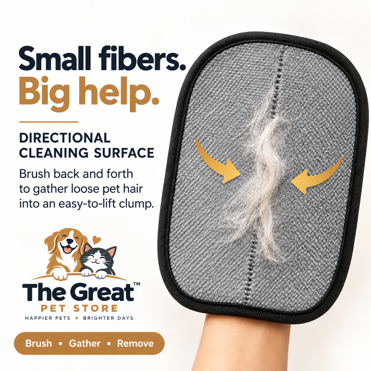 The Great Pet Hair Eraser Glove™