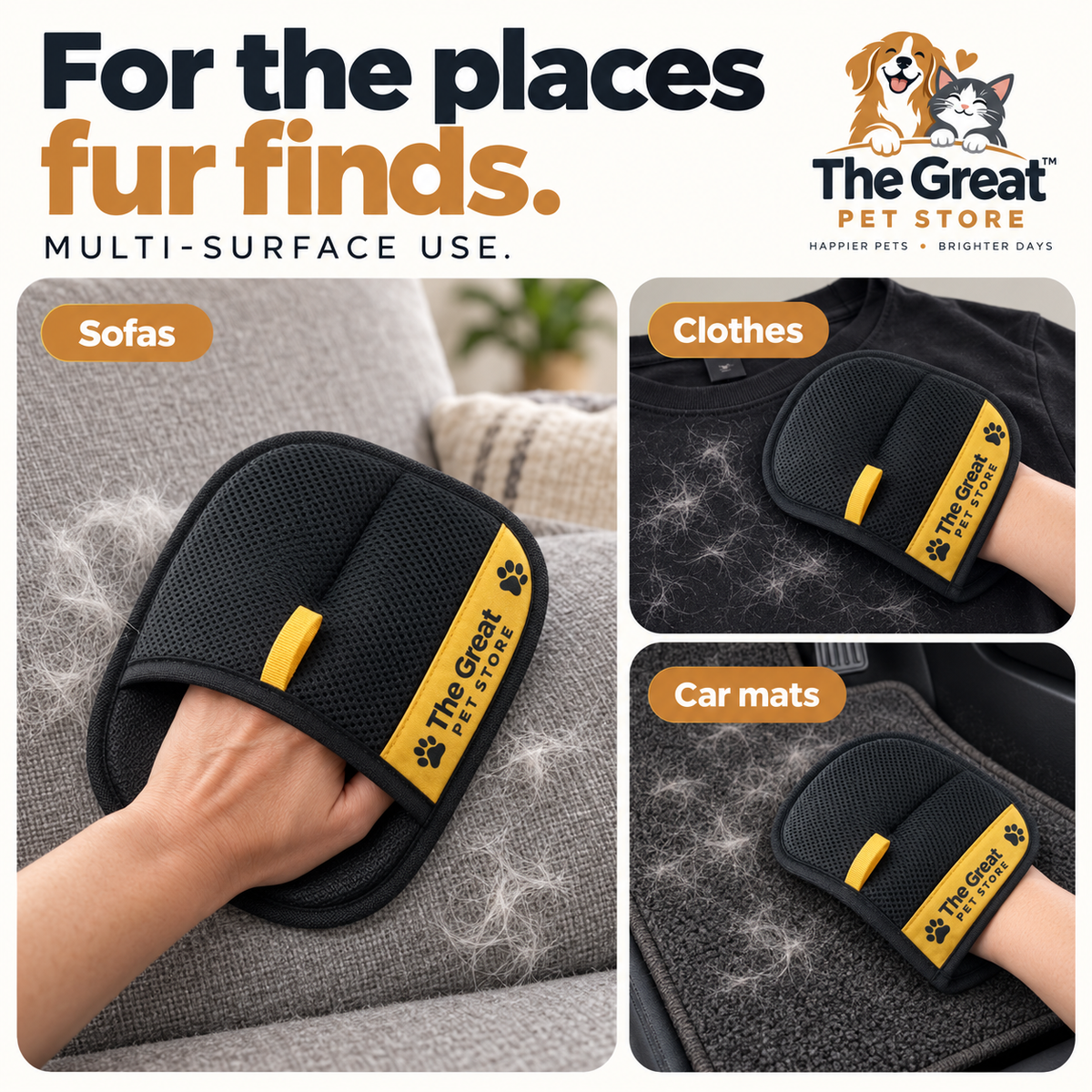 The Great Pet Hair Eraser Glove™